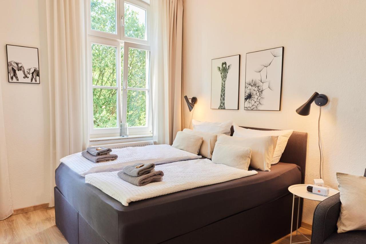 Studio3 Zentral Und Ruhig Mit Parkplatz, 5 Min Z Bali-T Und Gop, Boxspringbett Bad Oeynhausen Zewnętrze zdjęcie